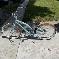 Blue Cruising Bike 