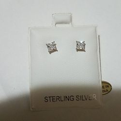 Silver earring sterling silver