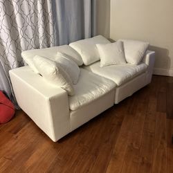 2 Piece Cloud Couch Sofa Loveseat NEW