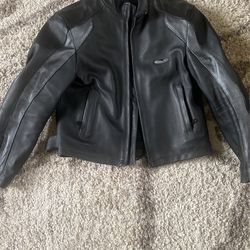 Women’s Motorcycle Leather Jacket Size Small