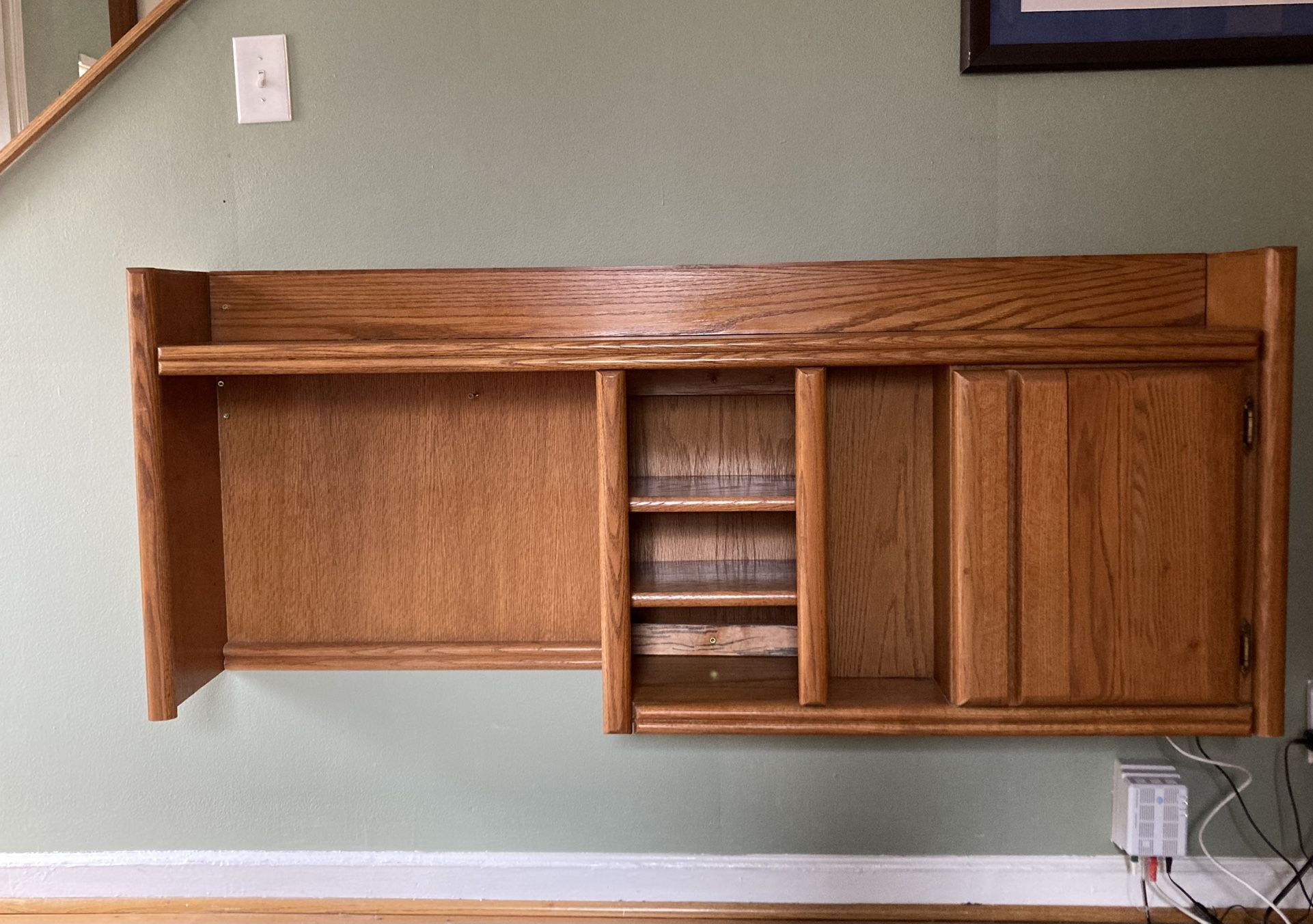 Floating Oak Sideboard / Sofa Table / Console Table