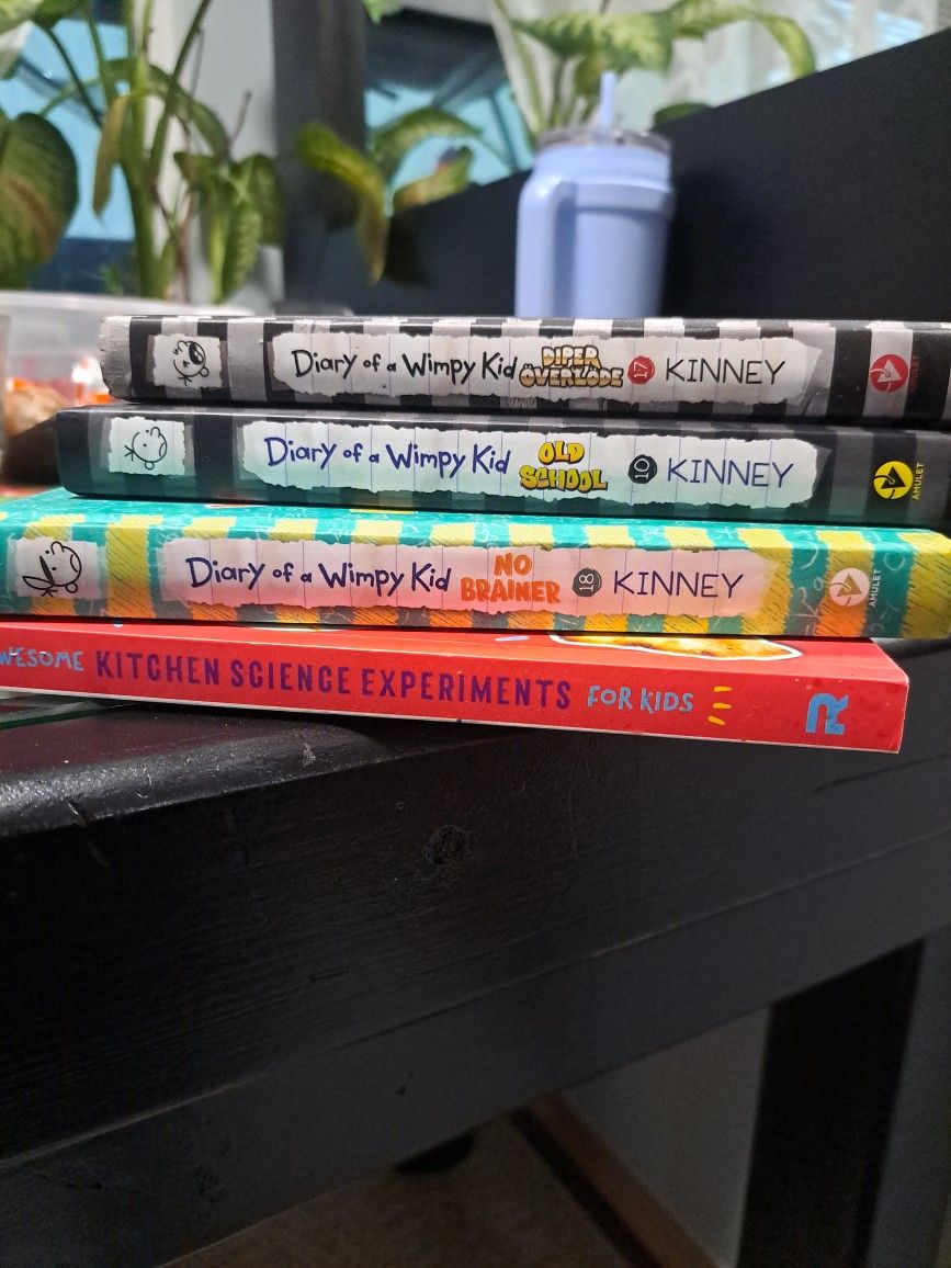DIARY Of A Wimpy Kid 10, 17 &18 And Awesome Kitchen Experiment For Kids. $ 5.00 Each