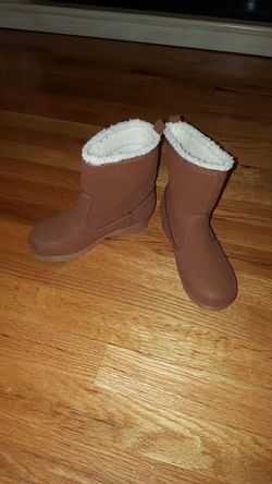 Gap girls new brown boots, size 1