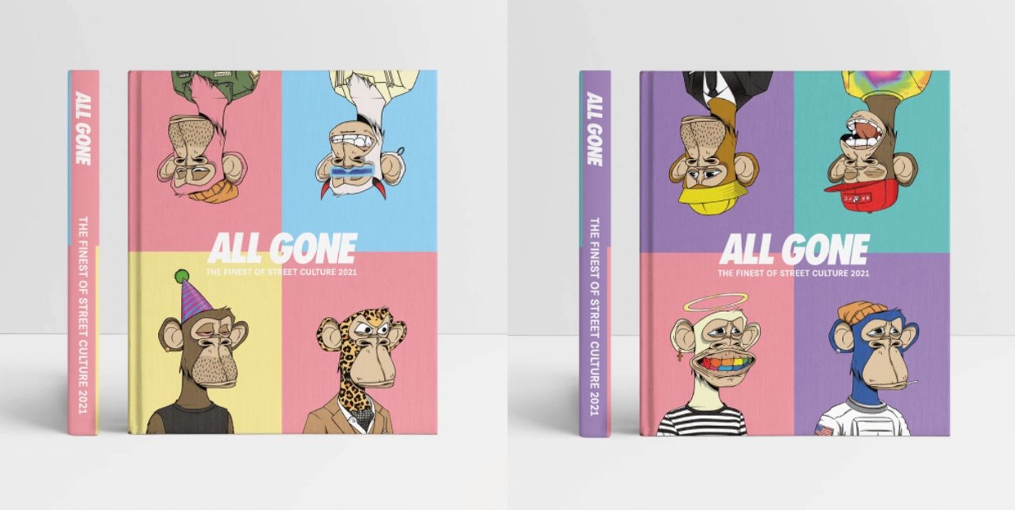 All Gone 2021 x Bored Ape Yacht Club BAYC Limited Edition Set 2 Books Ships Now