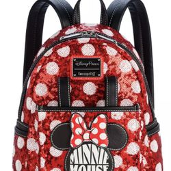 Minnie Mouse Sequin Polka Dot Backpack