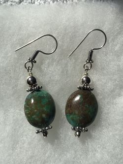 Sterling silver and turquoise earrings