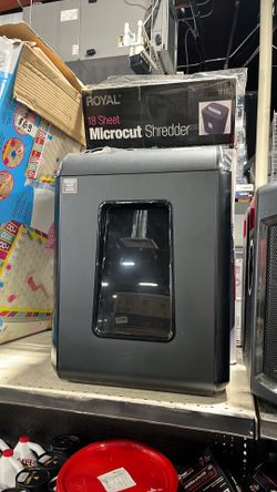 Microcut Shredder - 18 sheets, Royal shredder