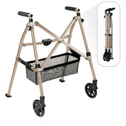 New Stander Wonder Walker Plus Short, Lightweight Junior Folding Mobility Aid for Pe