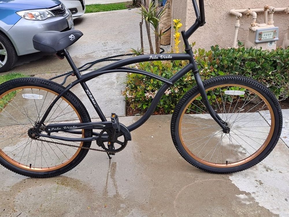 Beach CRUISER. MATTE BLACK