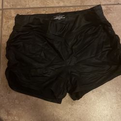 Black Soft Stretchy Nylon And Spandex Material Brand New 