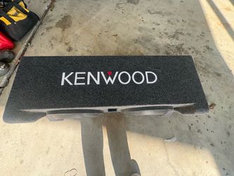 12 inch kenwood subwoofer box set