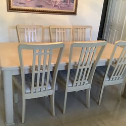 Dinning Table whit 6 chairs And 4 Table Set