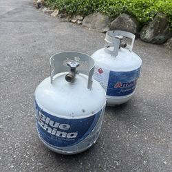 2 Used Propane Tanks