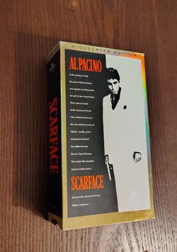 SCARFACE 1998 VHS Set WIDESCREEN EDITION AL PACINO