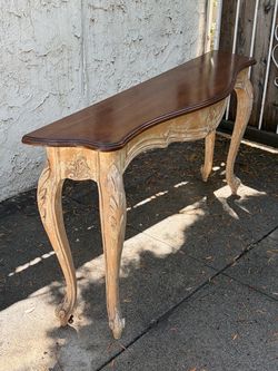 Antique French Provincial Console Table