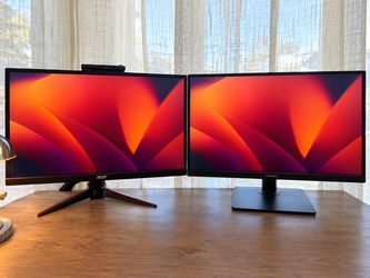 Samsung 24” 100Hz + Acer 23.8” IPS Monitors – $90 for Both