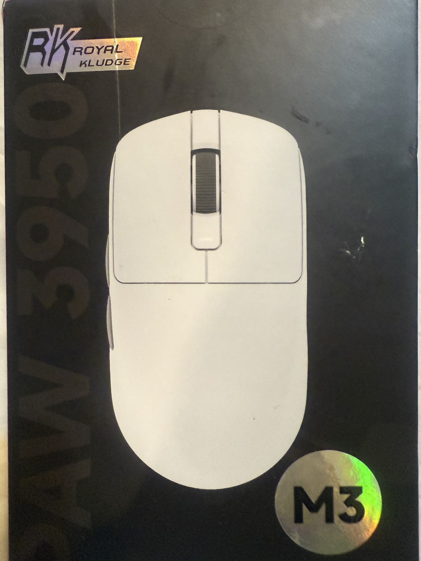 Gaming Mouse w 42000 DPI PAW3950 Optical Sensor 47g, RK ROYAL KLUDGE RK M3