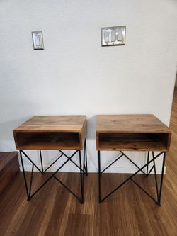 2 Dixon side tables