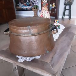 Vintage Persian Copper Cooking Pot 