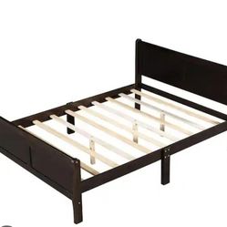 Twin Size Frame And Mattress