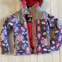 Girls size 10 Roxy Dryflight winter jacket coat