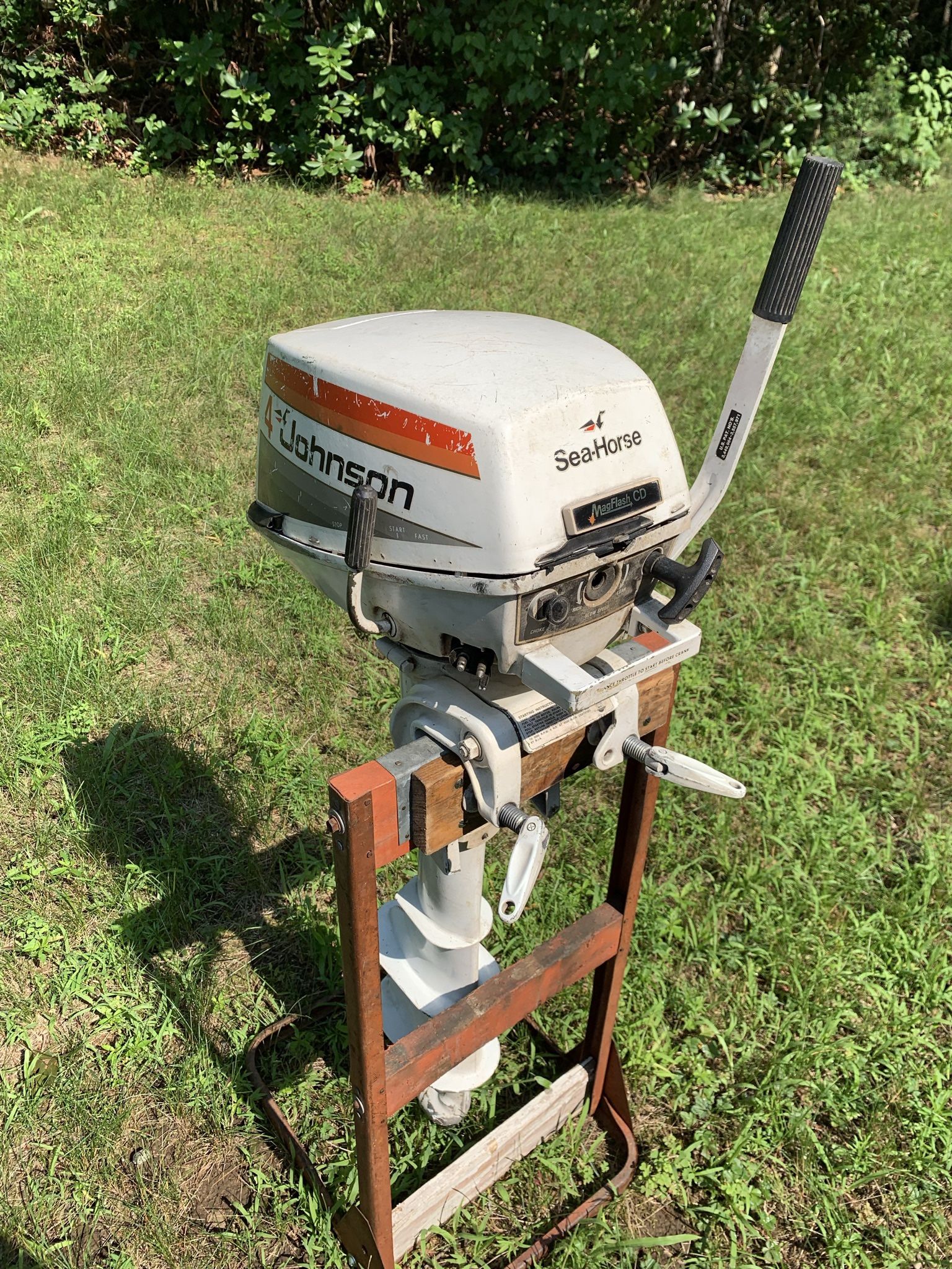 1985 Johnson 4hp outboard