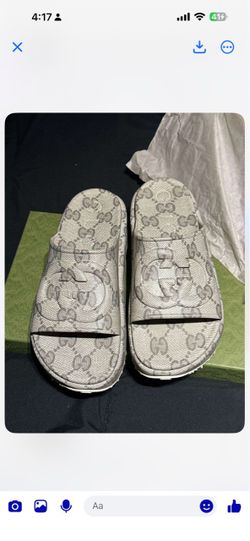 🔥 AUTHENTIC GUCCI GG CANVAS SLIDES 🔥