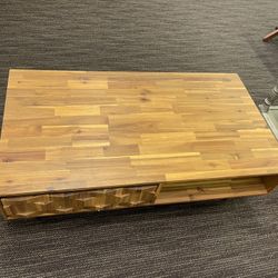 Georgina Solid Wood 4 Legs Coffee Table with Storage See More by Corrigan Studio®