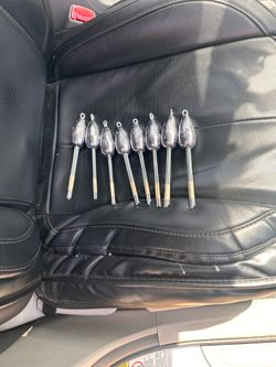 9oz stiff wire 8pcs fishing lead