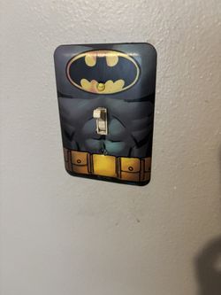 Vintage Batman Single Switch Plate 