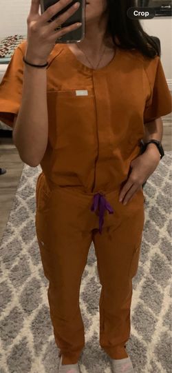 Figs Scrubs - Limited Edition Terracota/Burnt Orange Color (XS)