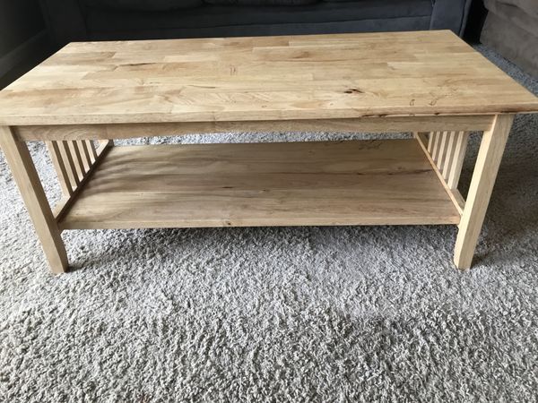 Barely Used Wood Coffee Table For In Boulder Co Offerup