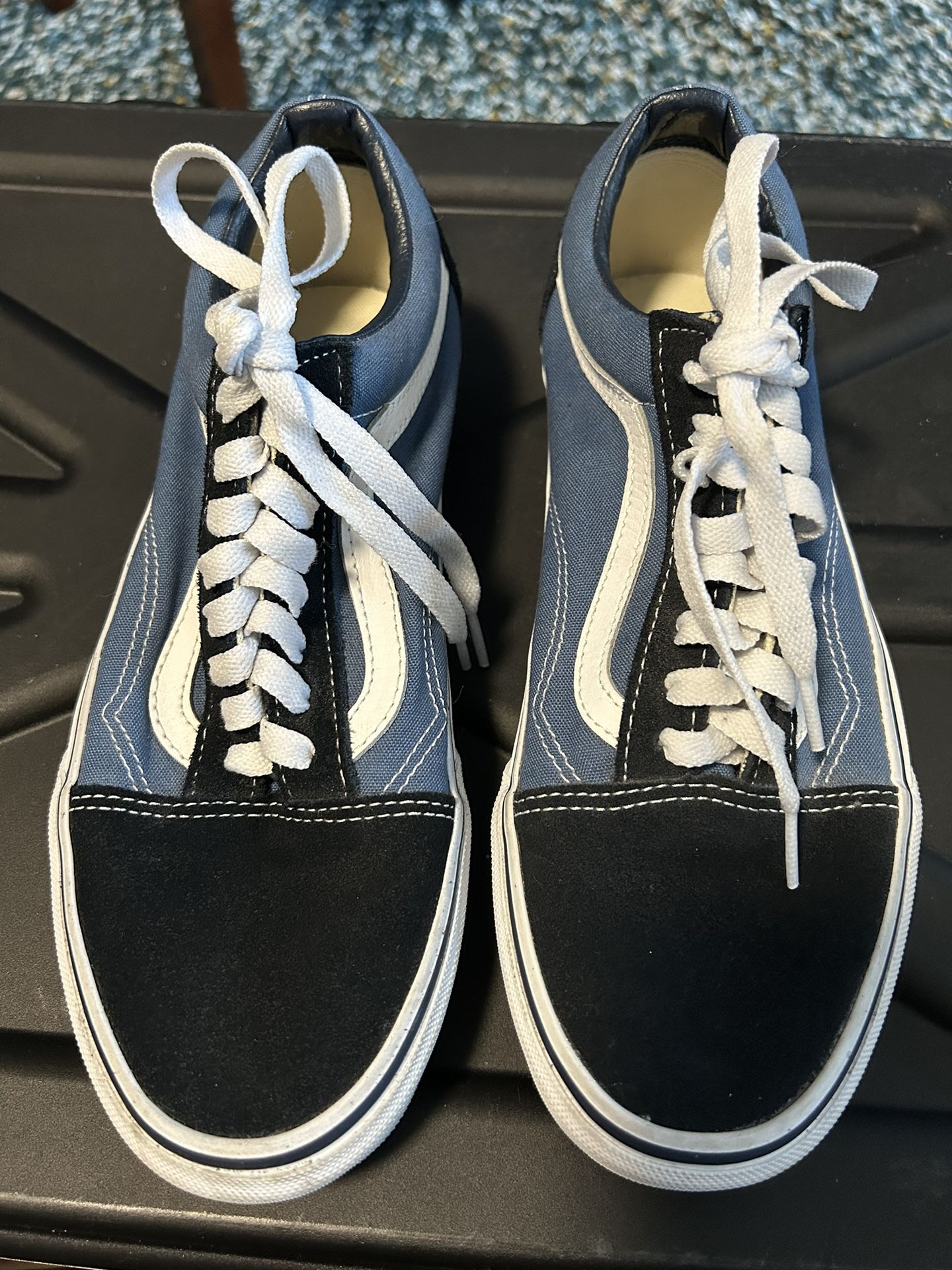 Vans Old Skool Navy/White Skater Shoes
