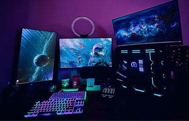 Gaming pc and monitors for cheap!