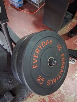 Everyday Essentials 55 LB (pounds) Bumper Plates