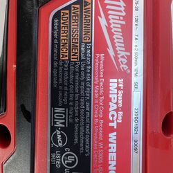 Milwaukee impact wrench corded