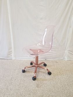 Mainstays acrylic rolling chair hot sale
