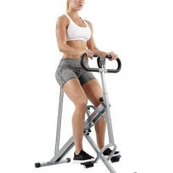 Sunny Health & Fitness Row-N-Ride Squat Assist Trainer for Glutes Workout 