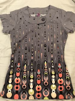 X small new medical scrubs tops