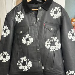 Leather Denim Tears X Levi’s Jacket ! Xl 100% AUTHENTIC
