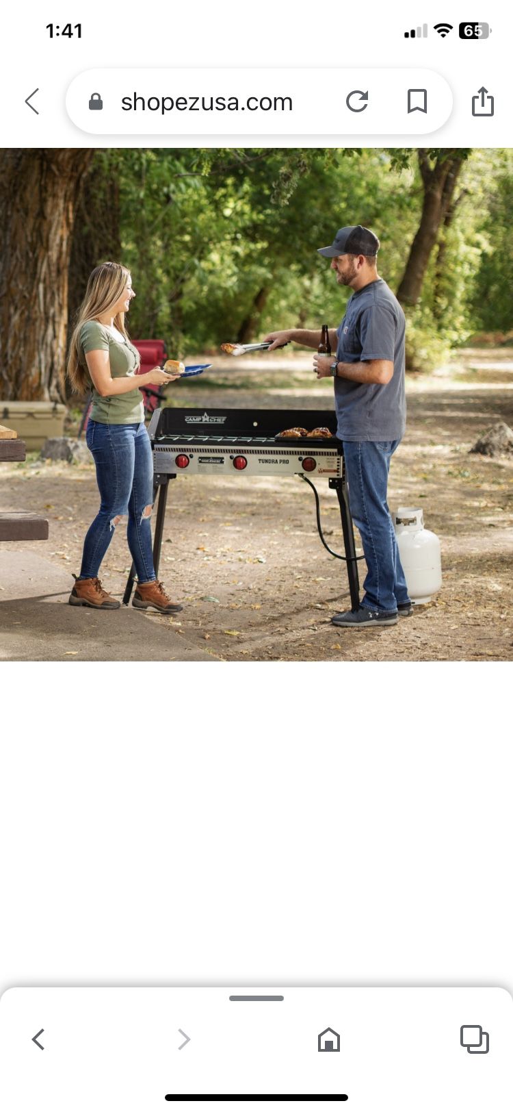Camp Chef tundra 3X - Three Burner Camp Stove With Reversible Grill /Griddle