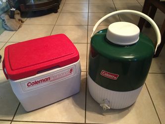 VINTAGE COLEMAN COOLERS - MINT CONDITION