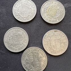 Coins For Sale.  Half Crowns