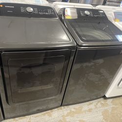 Samsung Washer 5.0 Cu Ft And Dryer Gas 7.5 Cu Ft Set 