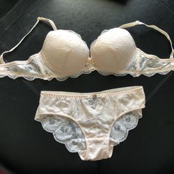 WeiyeSi Push up Bra 38B Set Underwear Sexy Lingerie Floral Lace