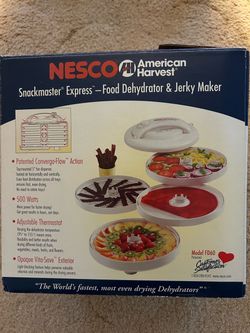 Nesco AMERICAN HARVEST 4 Tray FOOD DEHYDRATOR Jerky Maker Model FD-60 Brand New