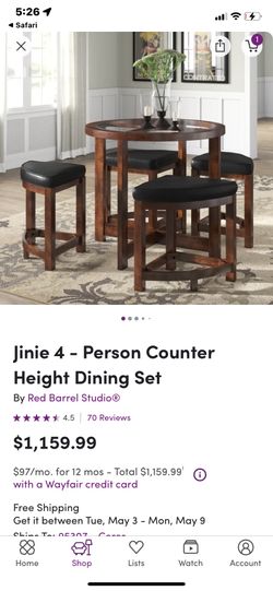 Beautiful Table And Bar Stool Set With Checkers Table