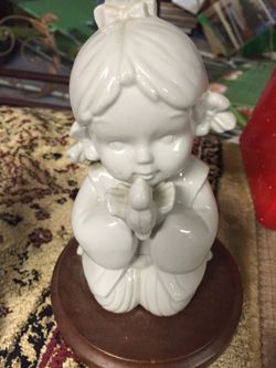 Enesco Designed Giftware Porcelain Girl with Bird