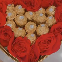 Flowers And Chocolates Box 