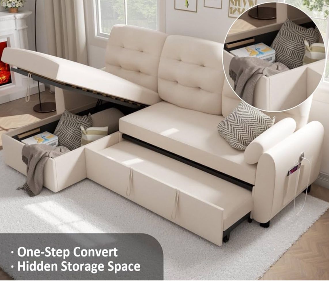 Sofa + Storage + Bed